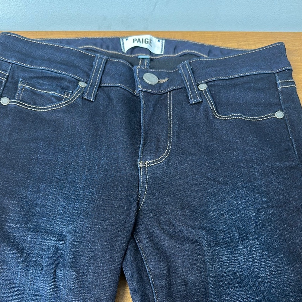 Paige Skyline Skinny dark wash jeans size 25